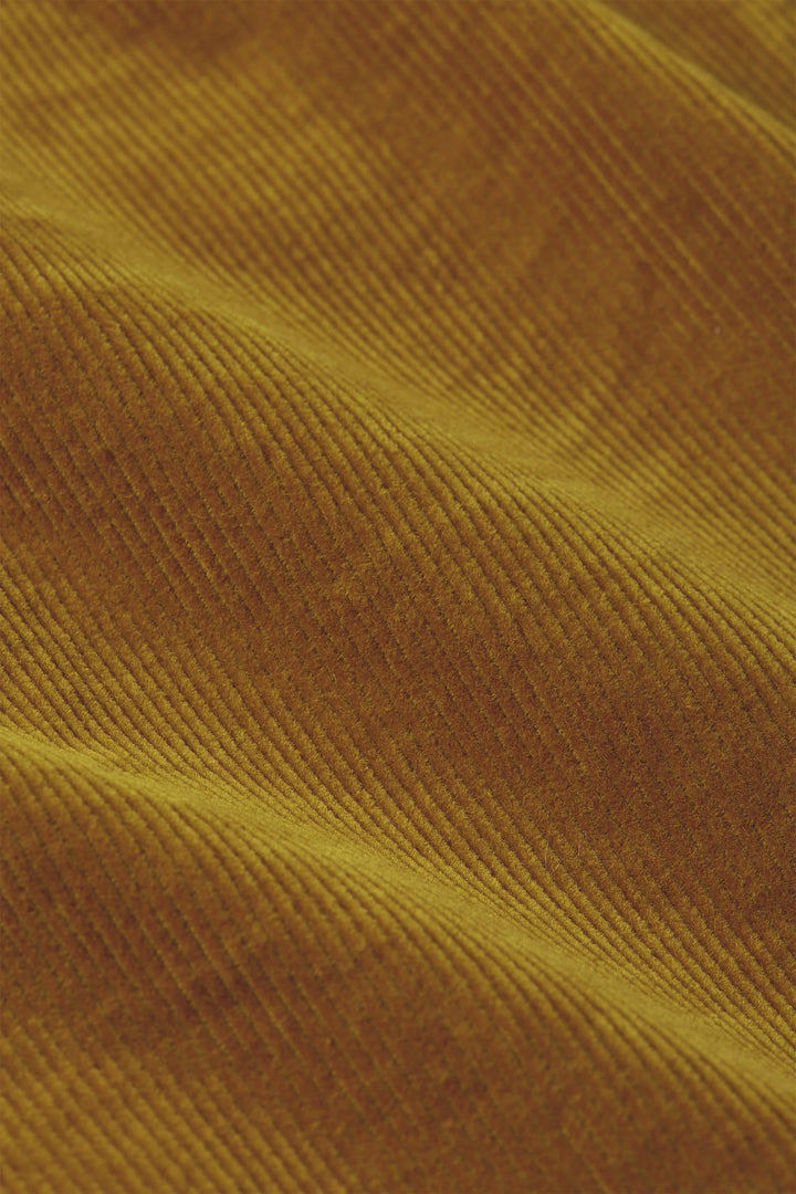 King Louie Garbo Zip Jumpsuit Corduroy Golden Brown - Retropiken