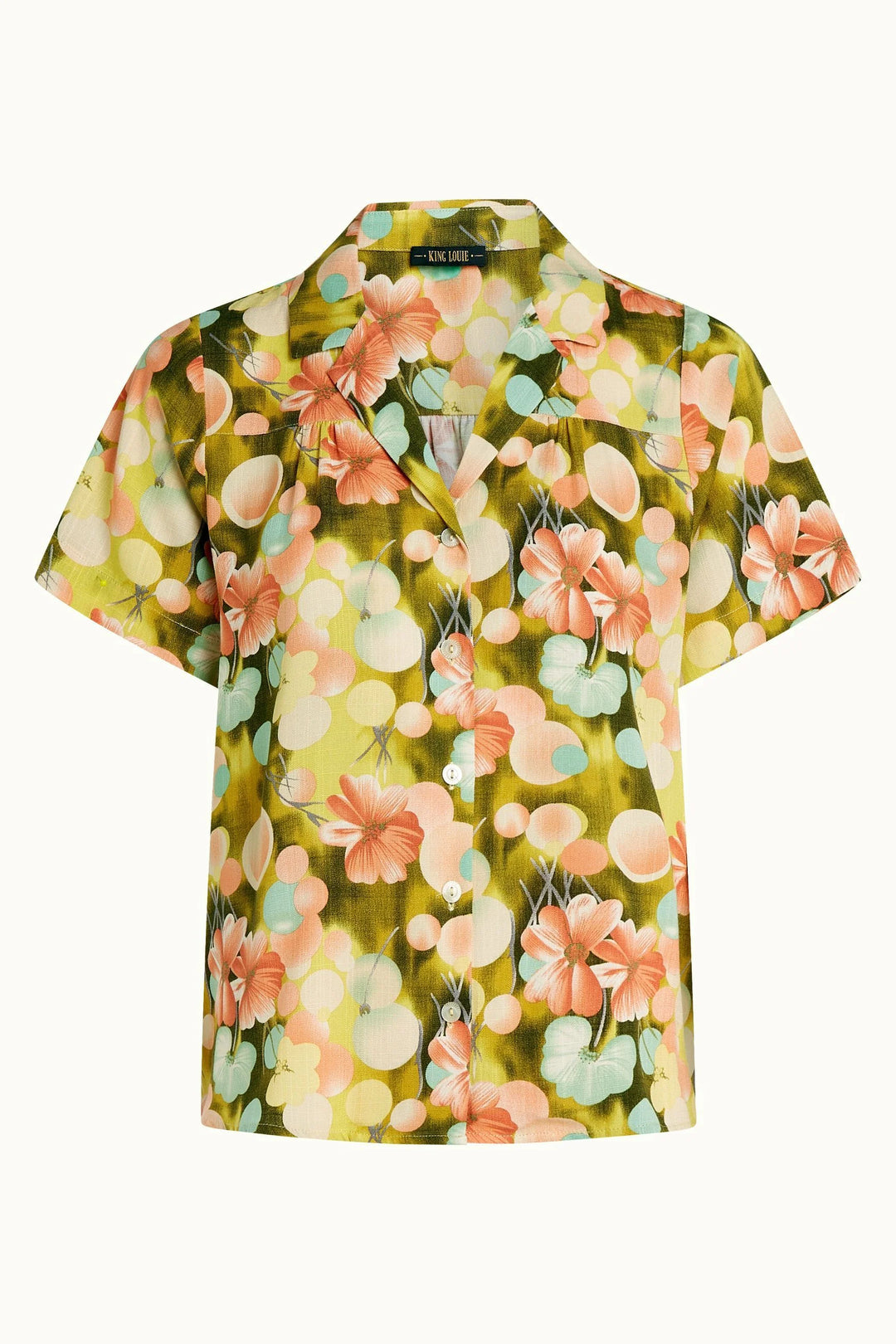 King Louie Tex Bluse Calypso - Retropiken