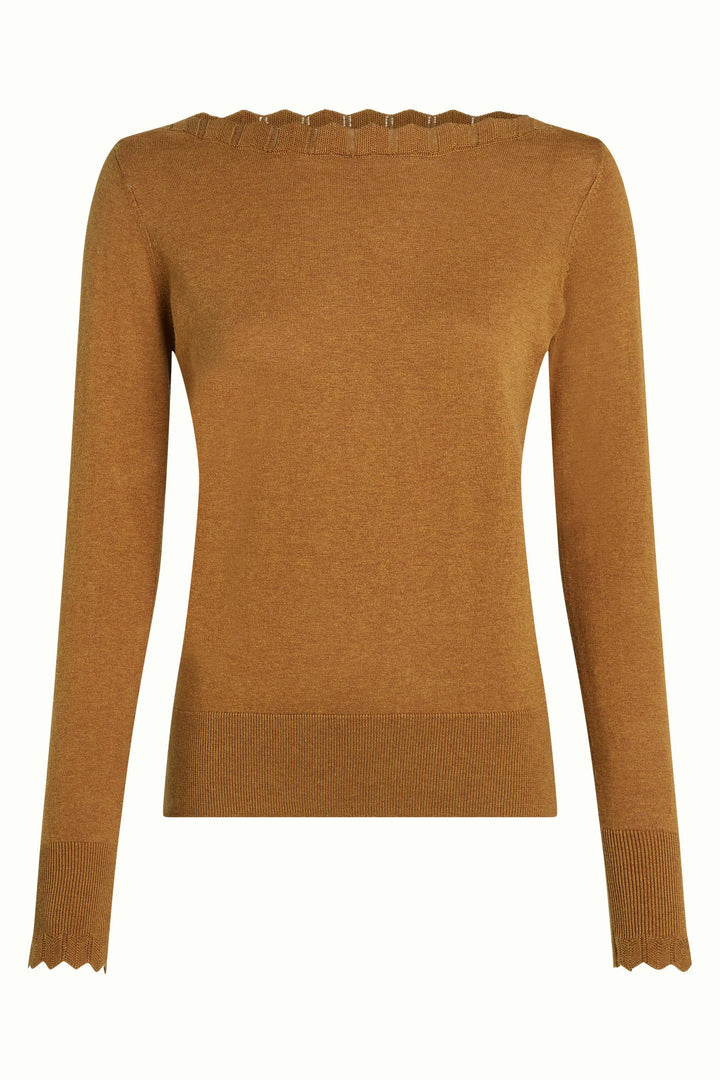 King Louie Audrey Maple Orange Genser - Retropiken