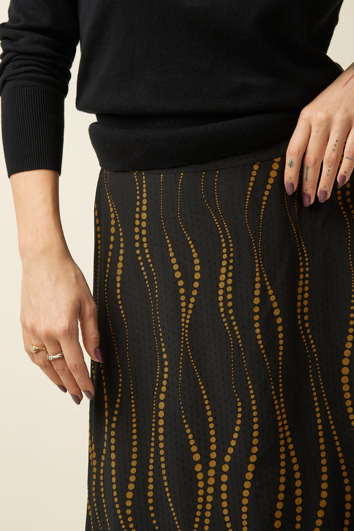 King Louie Juno Twirl Skjørt Sort - Retropiken