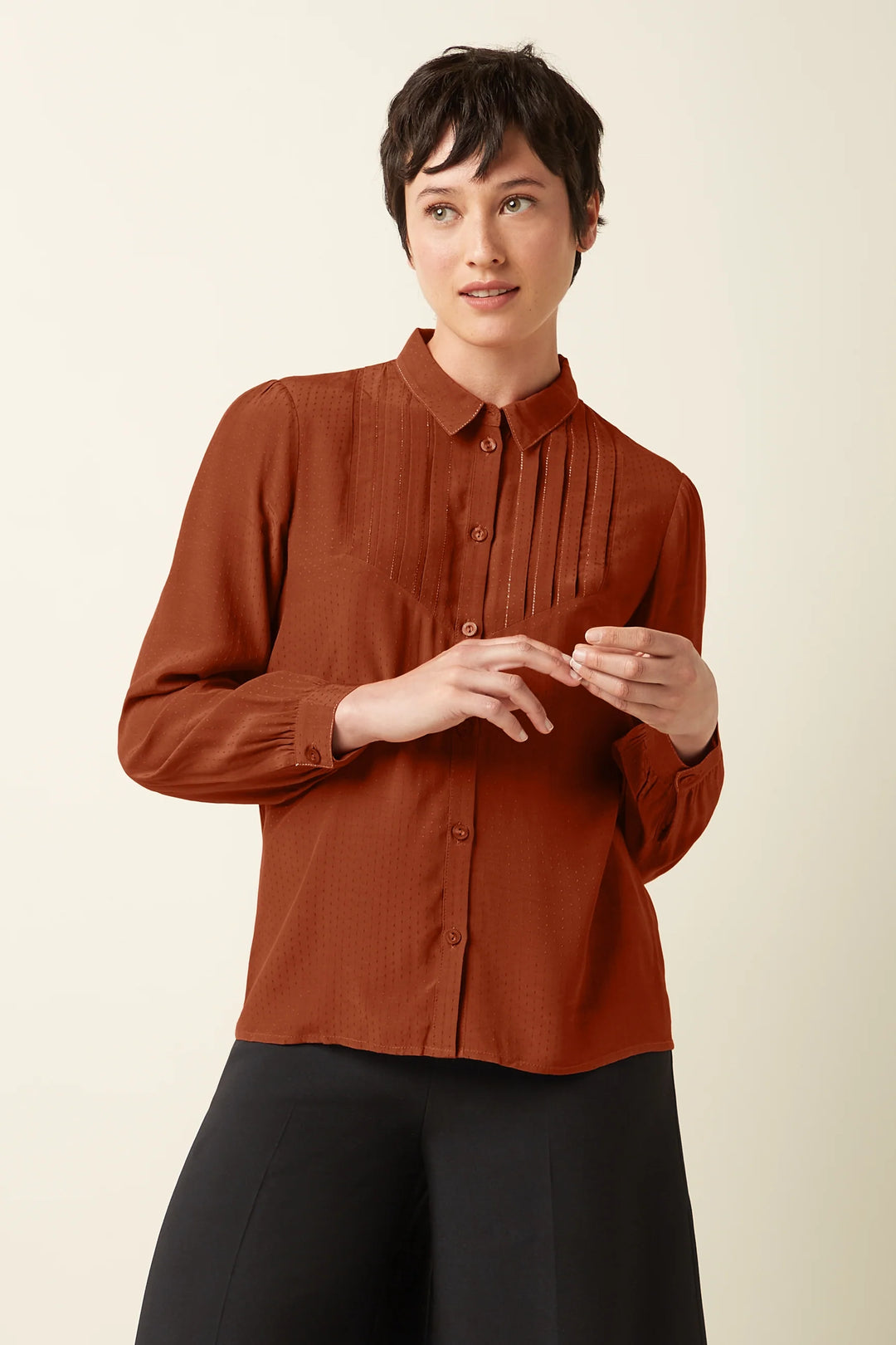 King Louie Karen Blouse Sista - Retropiken