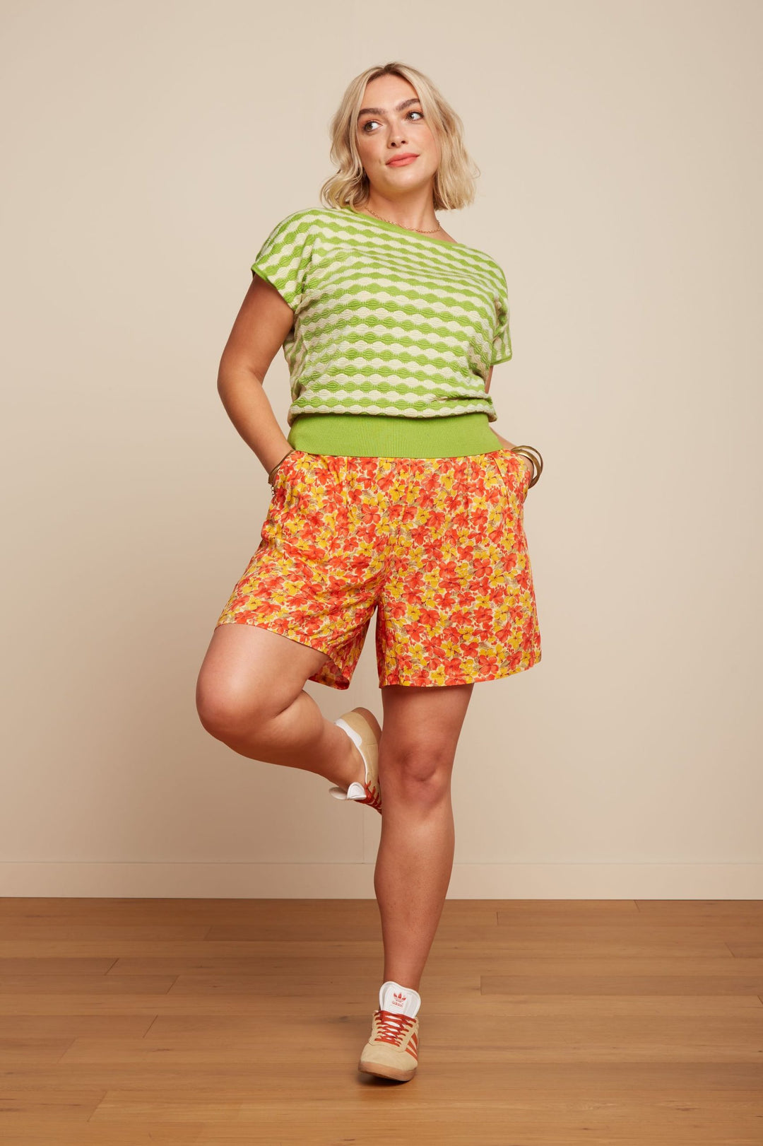 King Louie Fintan Shorts Doree - Retropiken