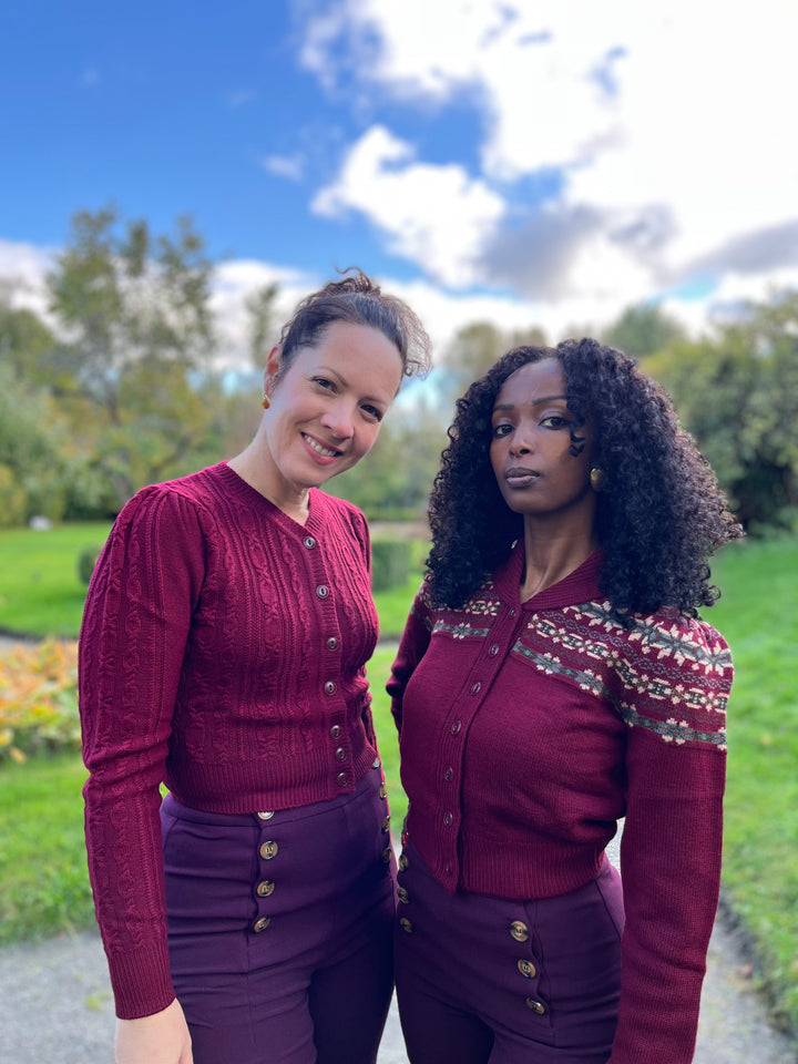 Emmy Design The Fair Isle Strikkejakke - Retropiken