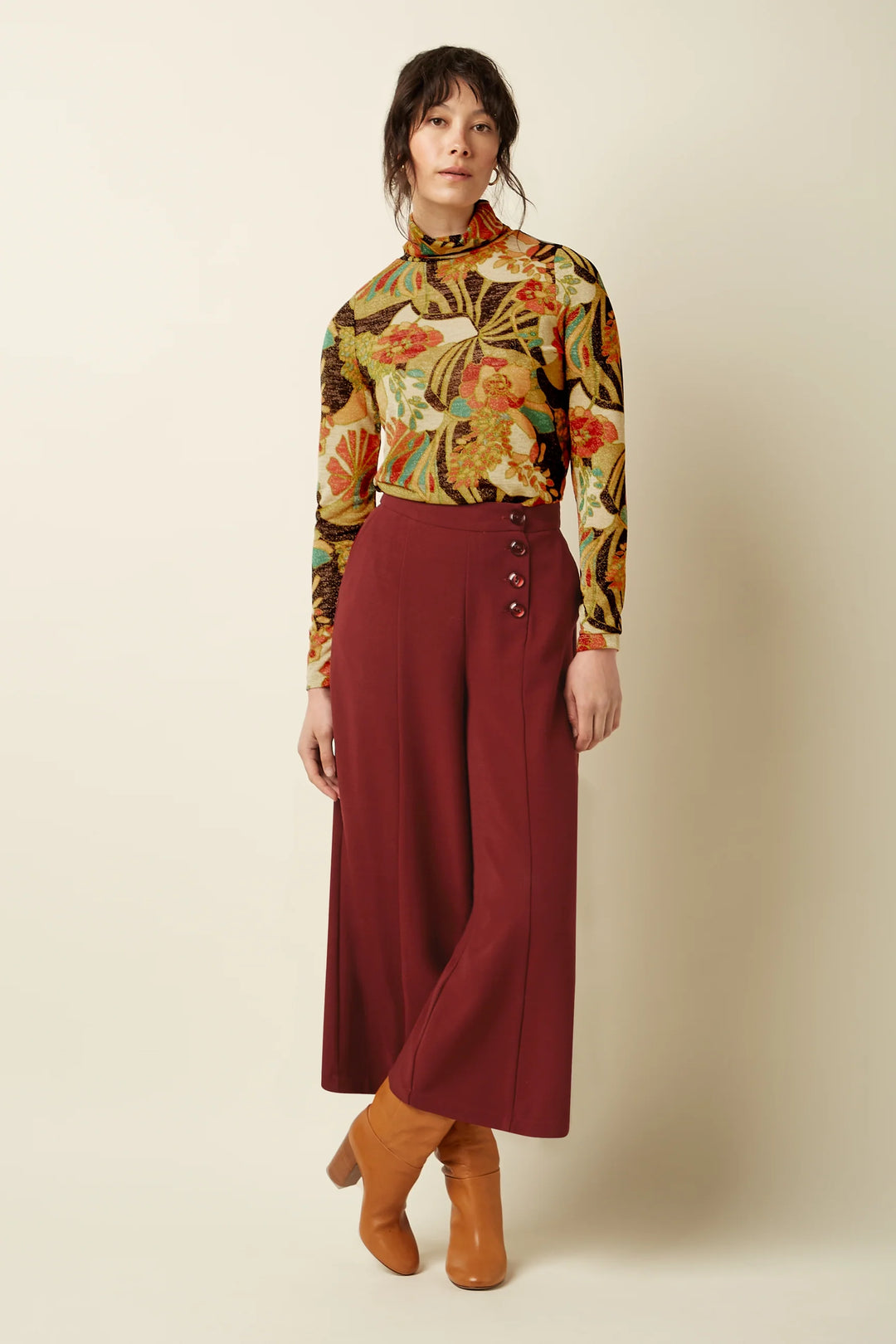 King Louie Rollneck Top Dazz - Retropiken