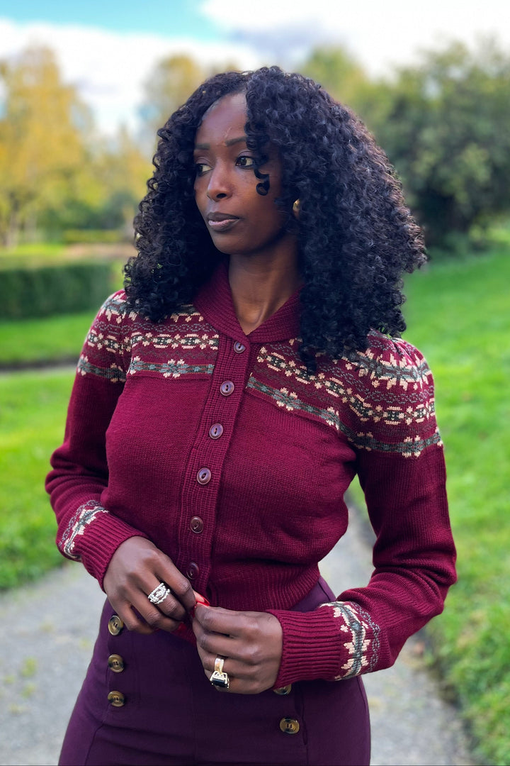 Emmy Design The Fair Isle Strikkejakke - Retropiken