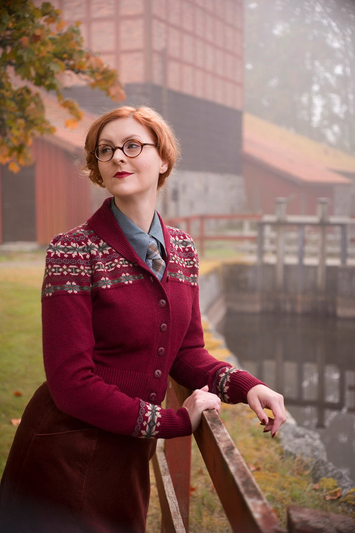 Emmy Design The Fair Isle Strikkejakke - Retropiken