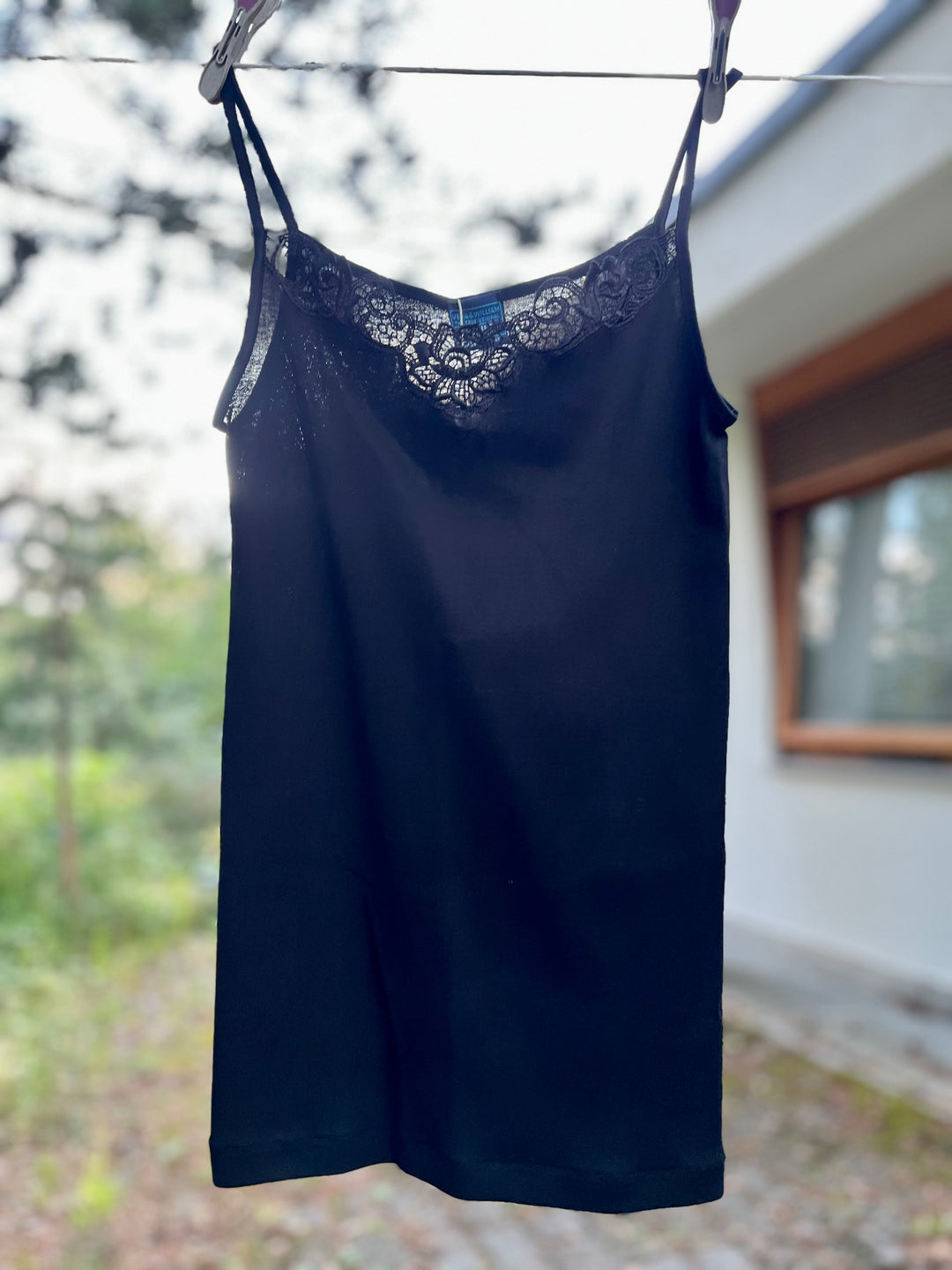 Vera & William Maria String Camisole Sort - Retropiken