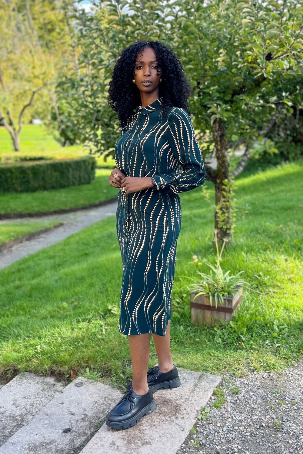 King Louie Mina Twirl Kjole - Retropiken