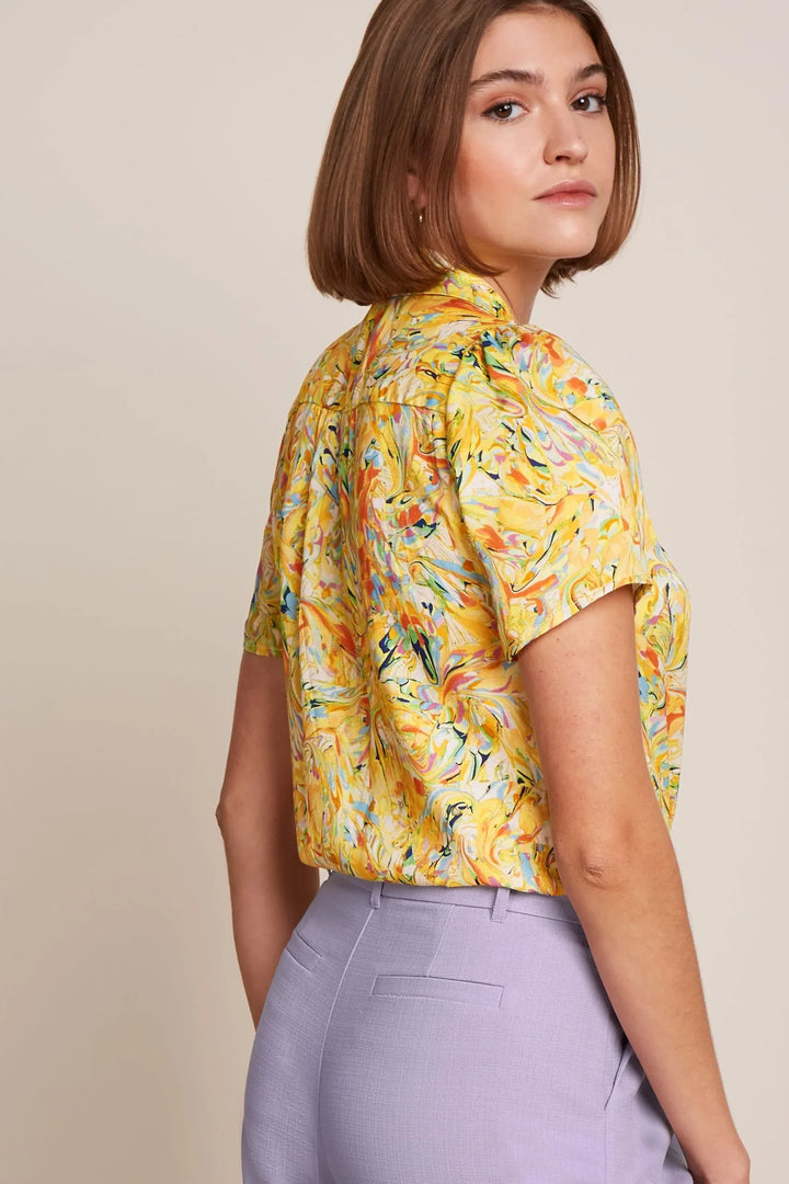 King Louie Maisie Blouse Laundrey - Retropiken