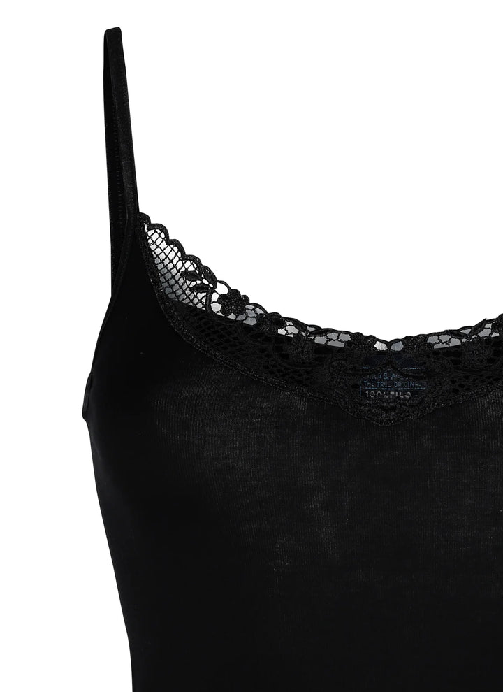 Vera & William Maria String Camisole Sort - Retropiken