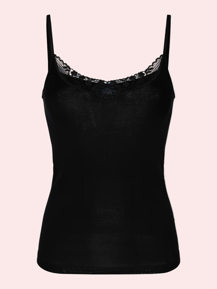 Vera & William Maria String Camisole Sort - Retropiken
