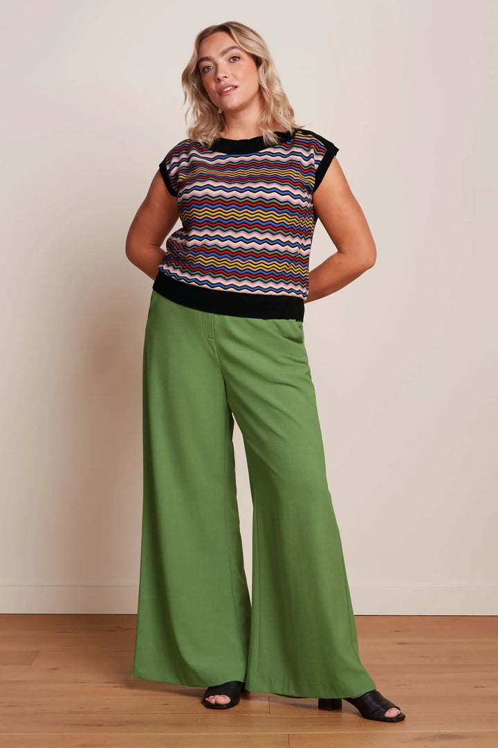 King Louie Peppa Pants Timba Jade Green - Retropiken