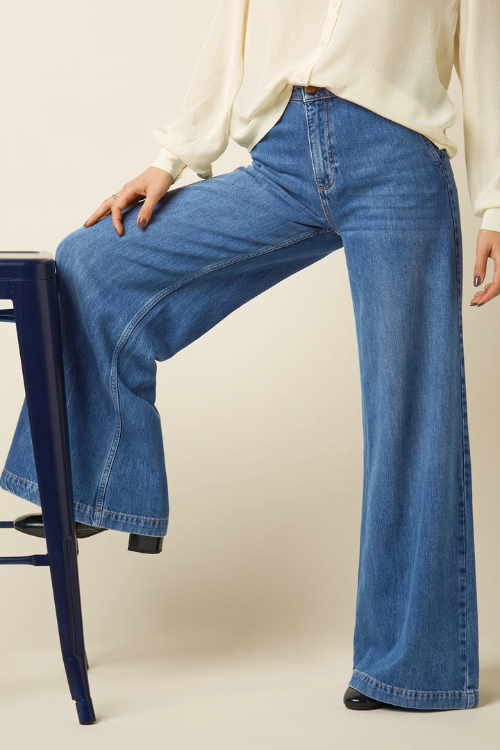 King Louie Peppa Pants Stone Denim - Retropiken