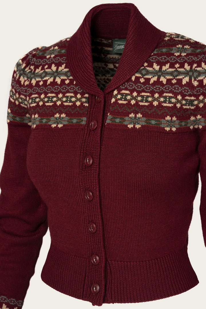 Emmy Design The Fair Isle Strikkejakke - Retropiken