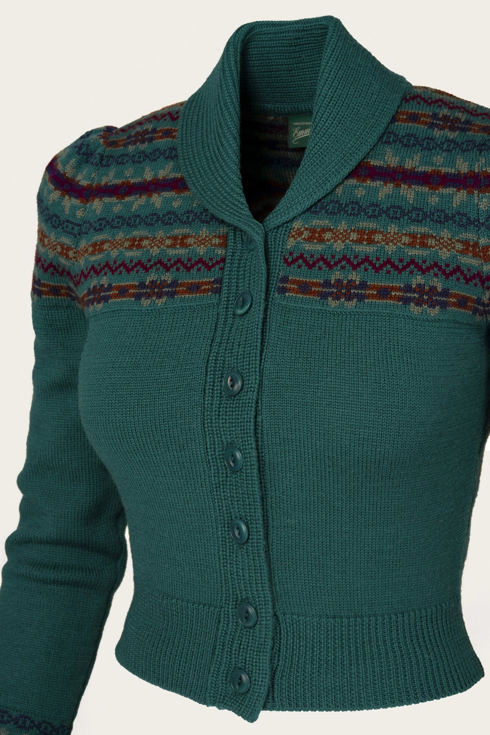 Emmy Design The Fair Isle Strikkejakke - Retropiken