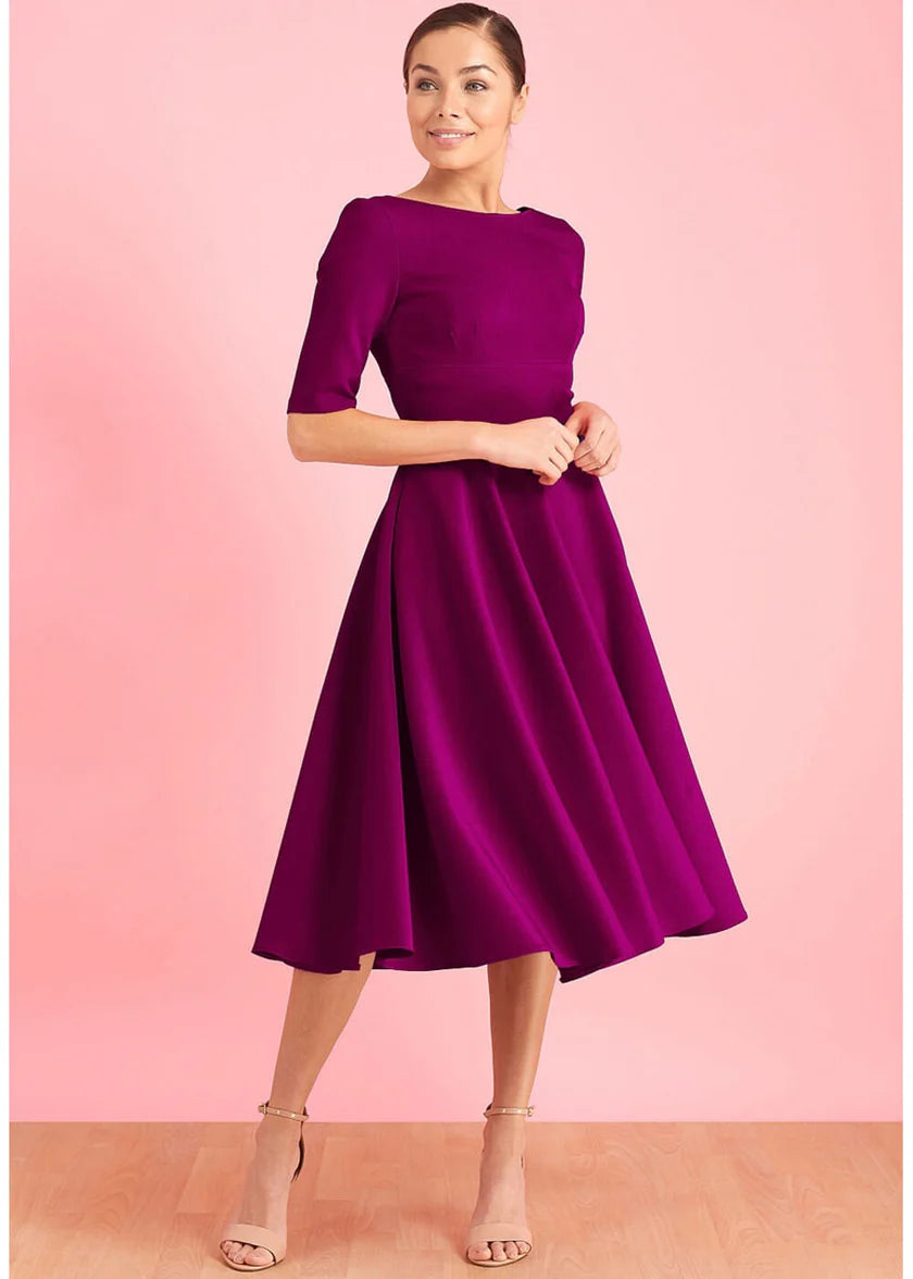 Hepburn Swing Dress - Retropiken