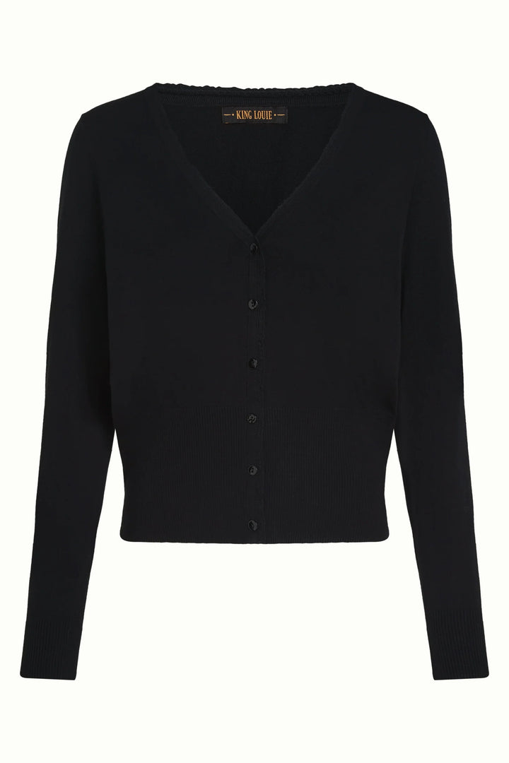 Cardi V Cocoon Cardigan Sort