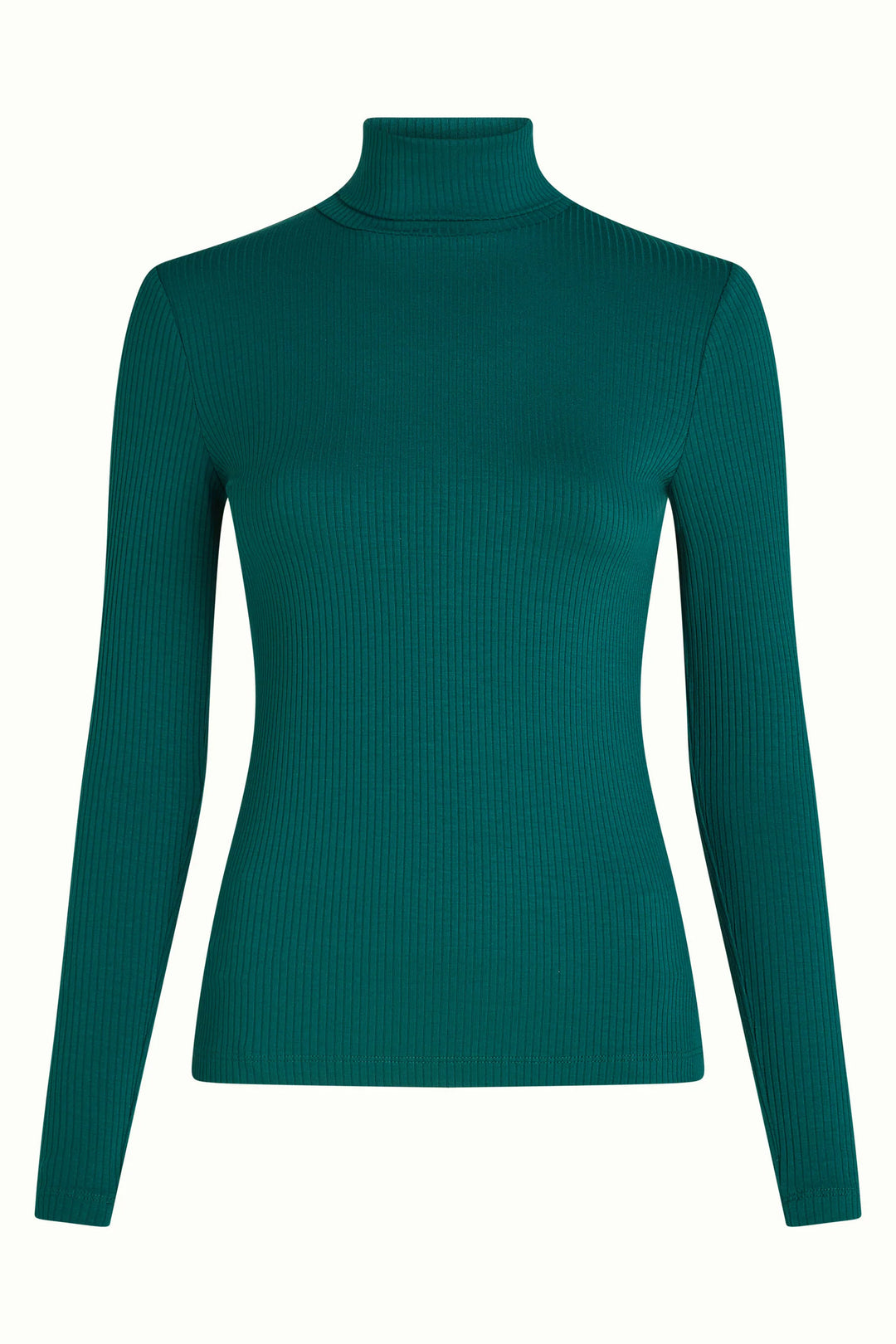 Rollneck Top Uni Rib