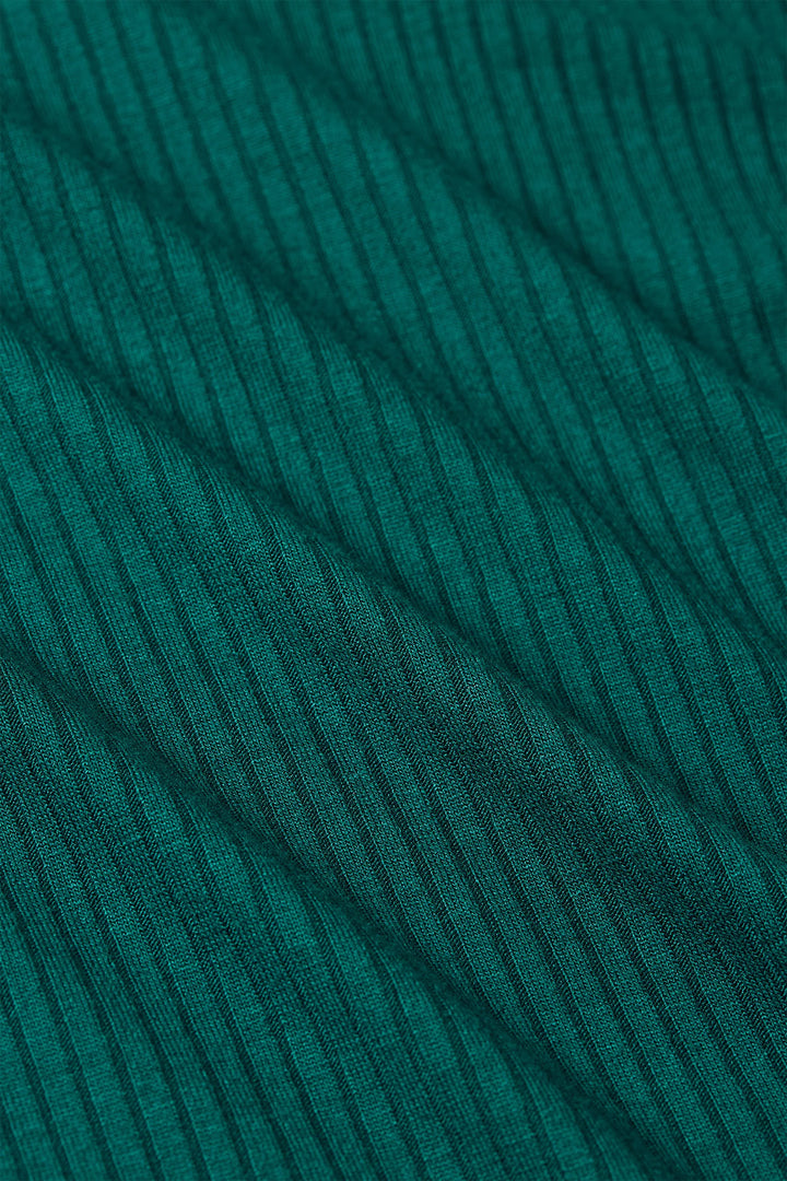 Rollneck Top Uni Rib