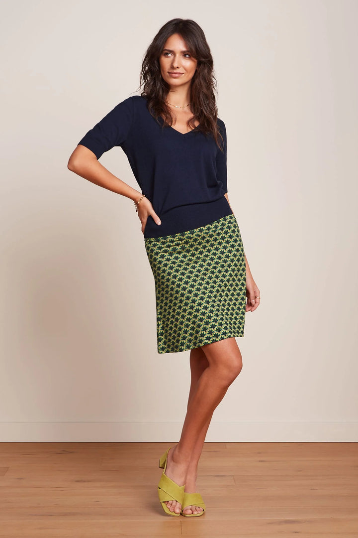Border Skirt Touche Beacon Blue
