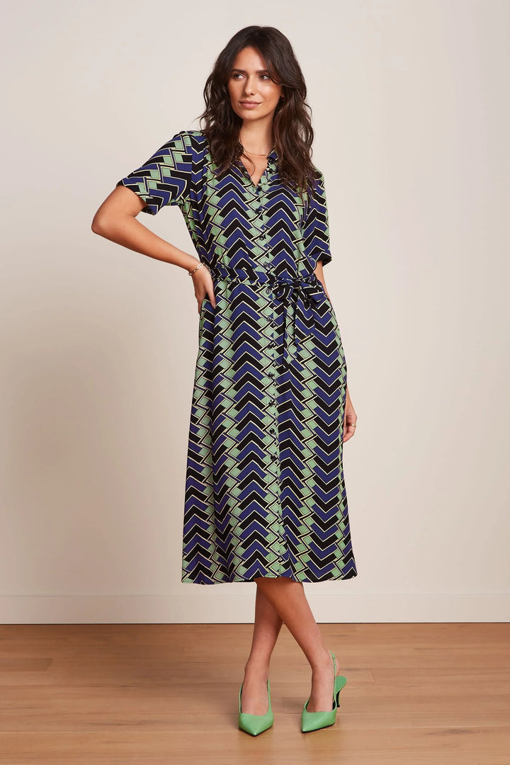 Olive Caen Midi Kjole