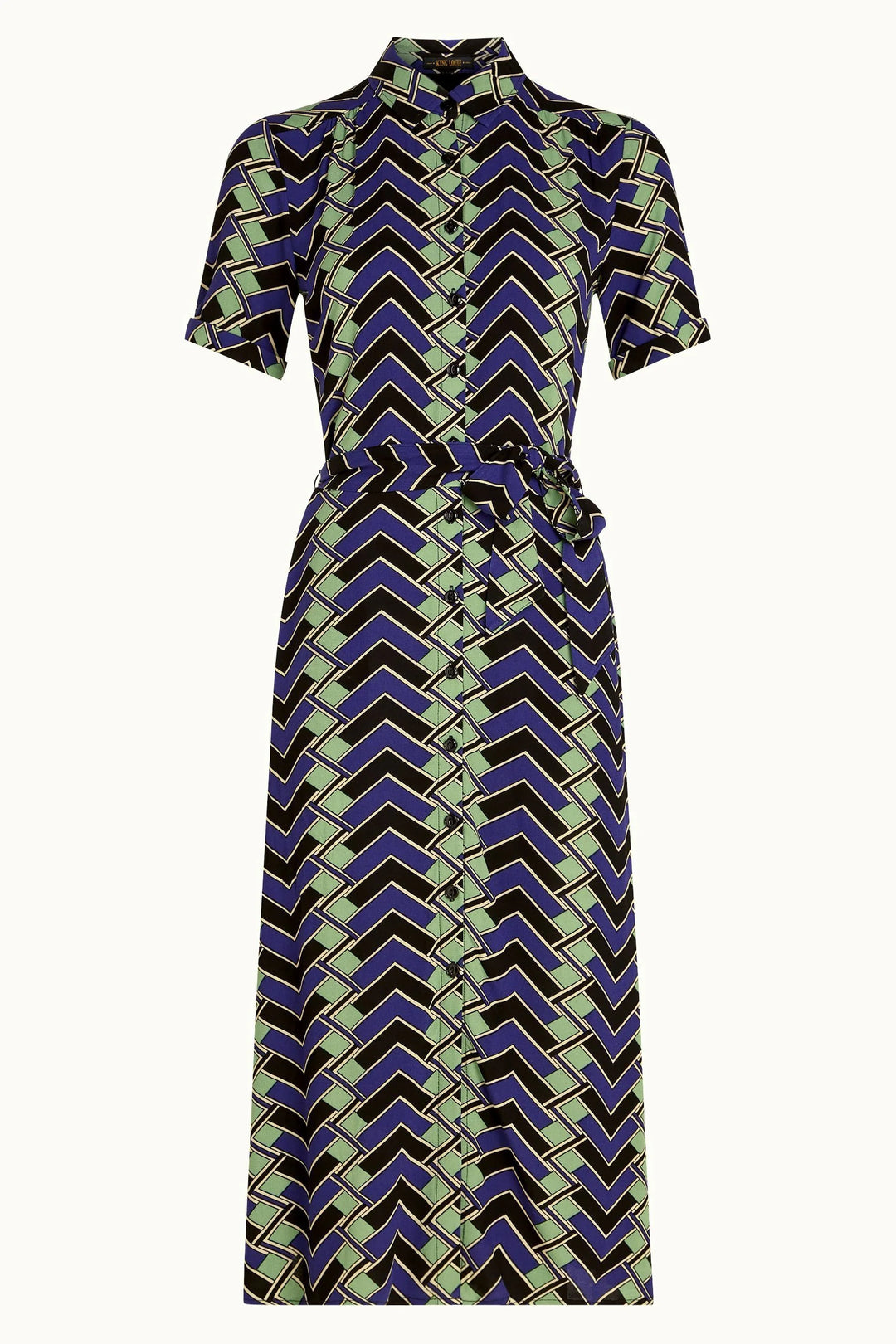 Olive Caen Midi Kjole