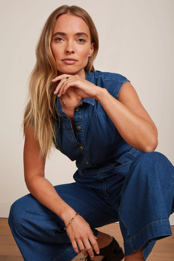 King Louie Amy Jumpsuit Chambray