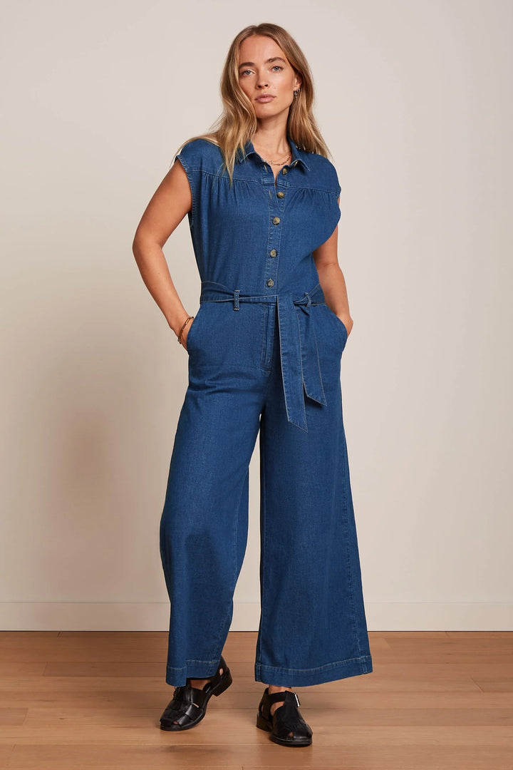 King Louie Amy Jumpsuit Chambray