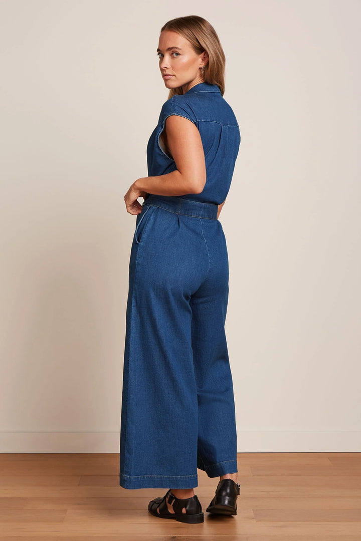 King Louie Amy Jumpsuit Chambray