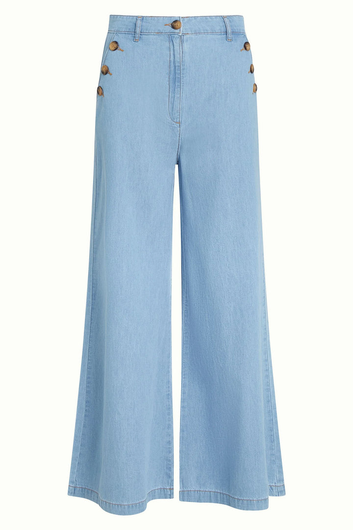 King Louie Pirla Festa Light Denim Bukse - Retropiken