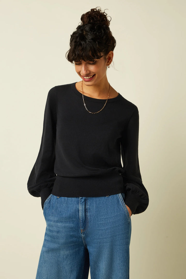Bell Top Genser Sort