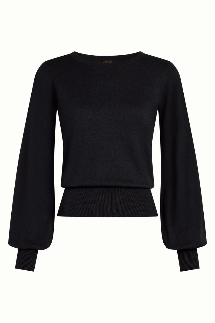 Bell Top Genser Sort