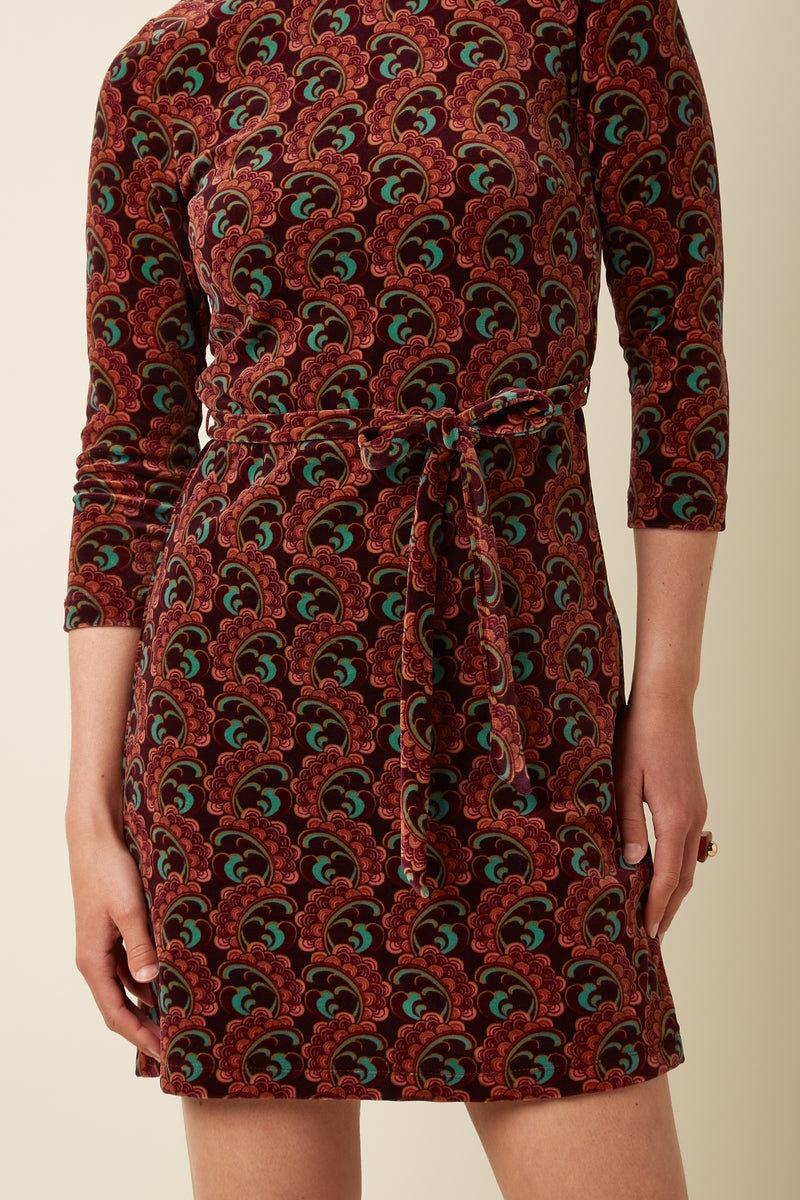 King Louie Dita Winkle Kjole - Retropiken