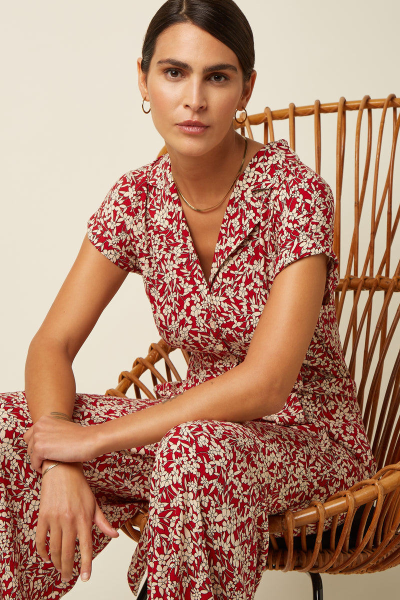 King Louie Daisy Paradise Buksedress - Retropiken