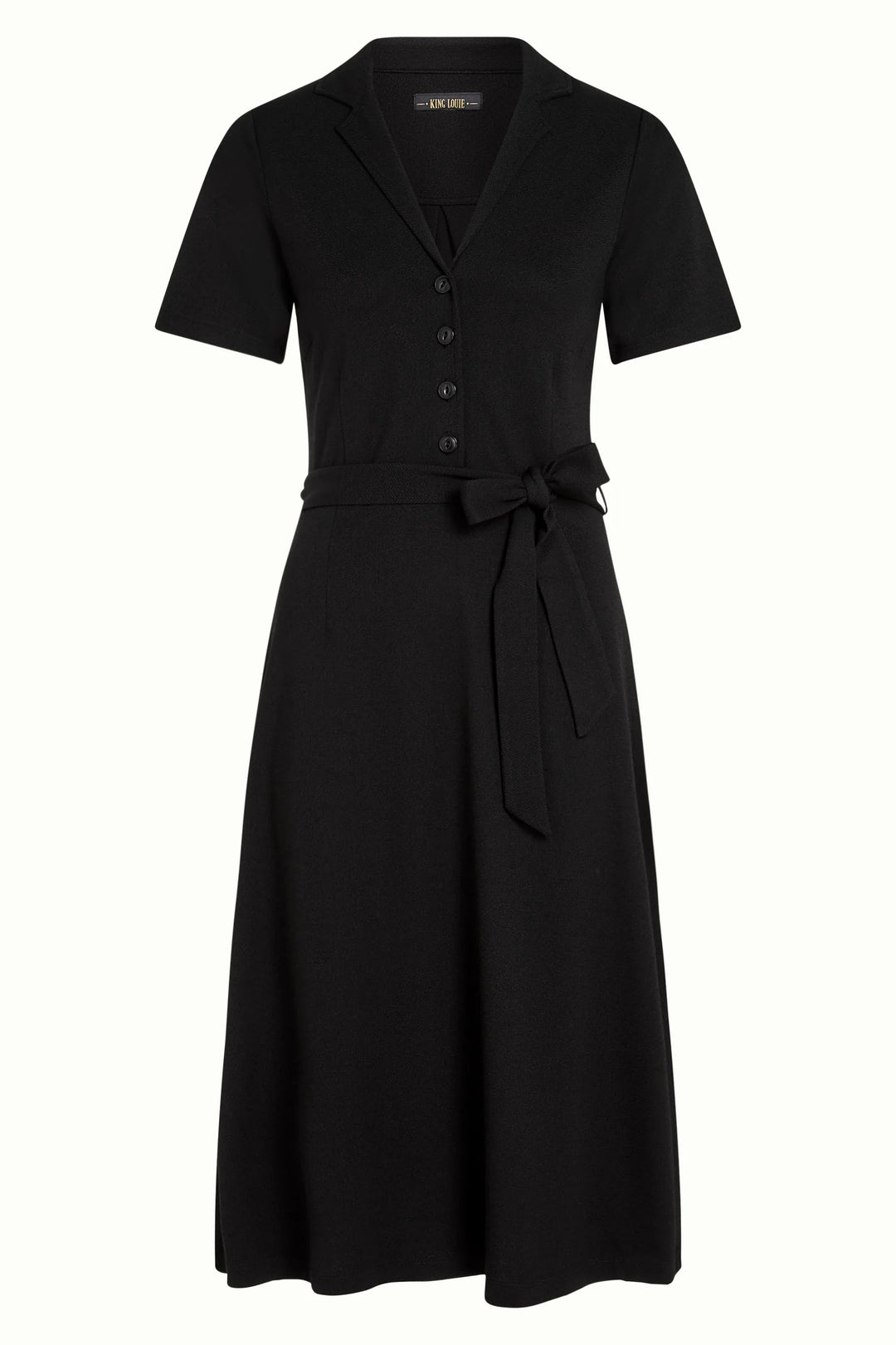 Lola Milano Crepe Kjole Sort