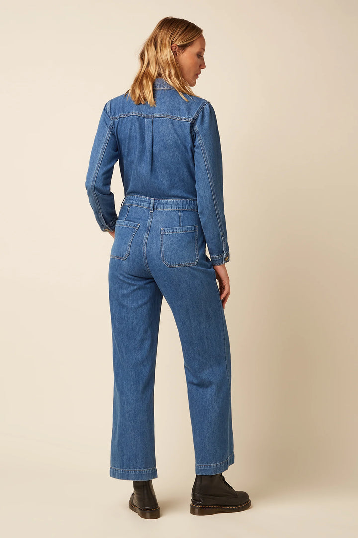 Tania Stone Denim Jumpsuit