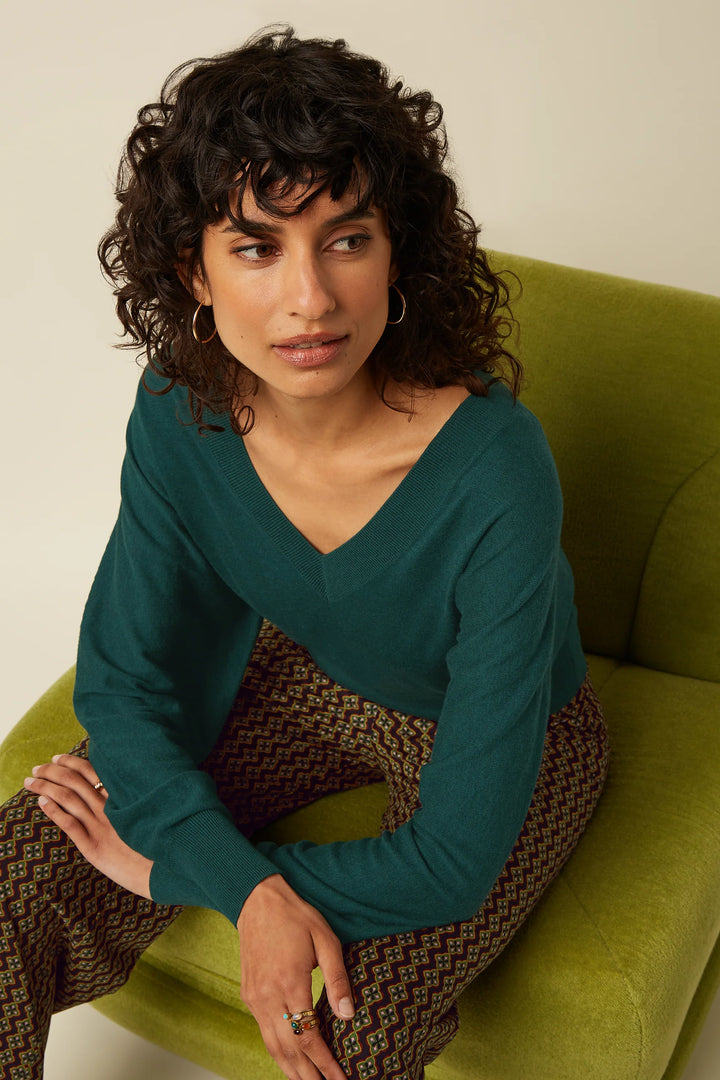 Mauve Cocoon V-Topp