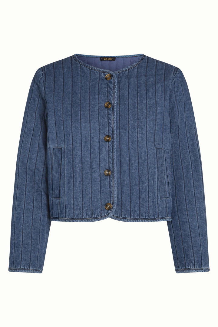 King Louie Dido Jakke Denim Blå - Retropiken