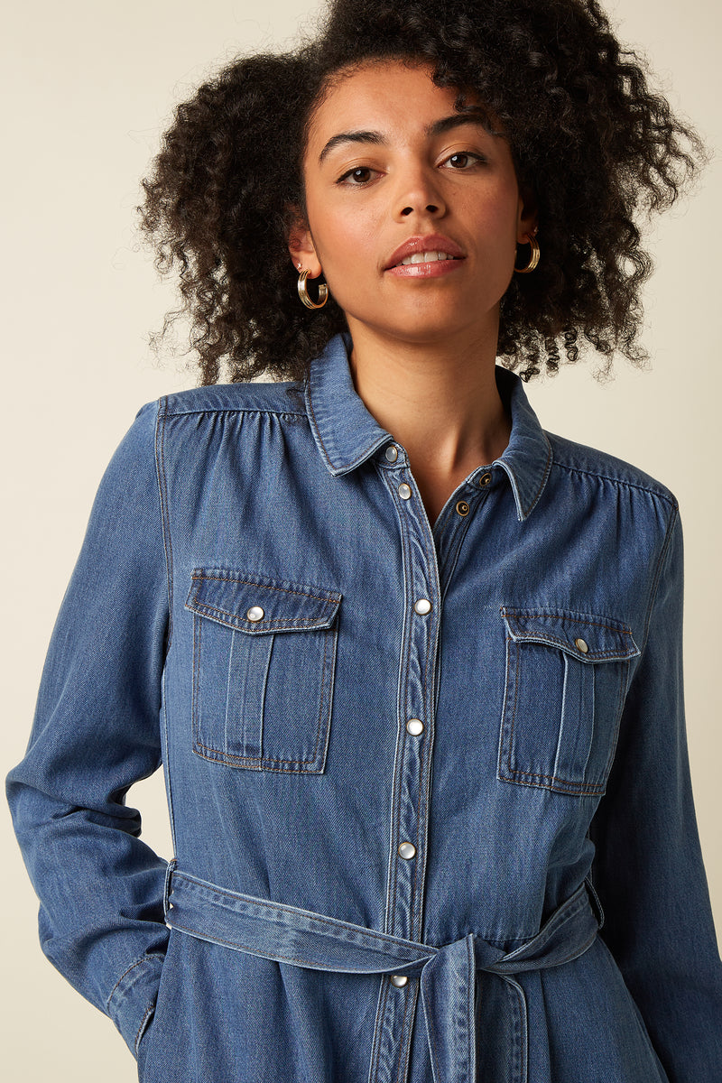 Olive Monrose Kjole Denim