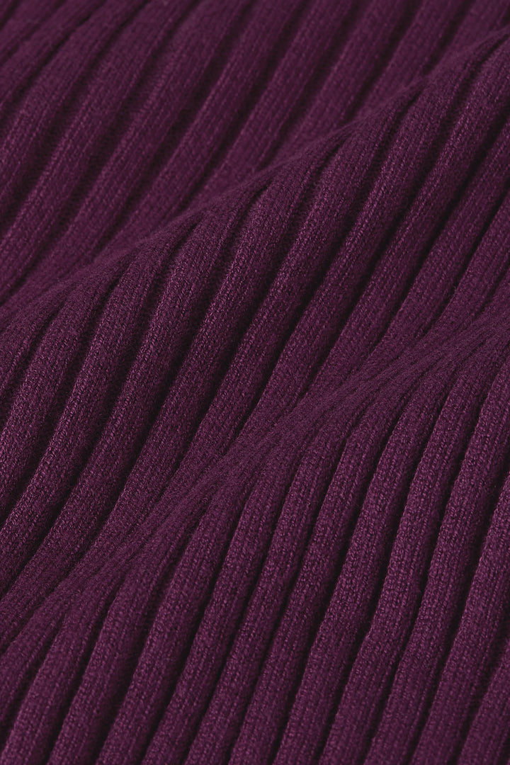 Button V Match Knit Spencer