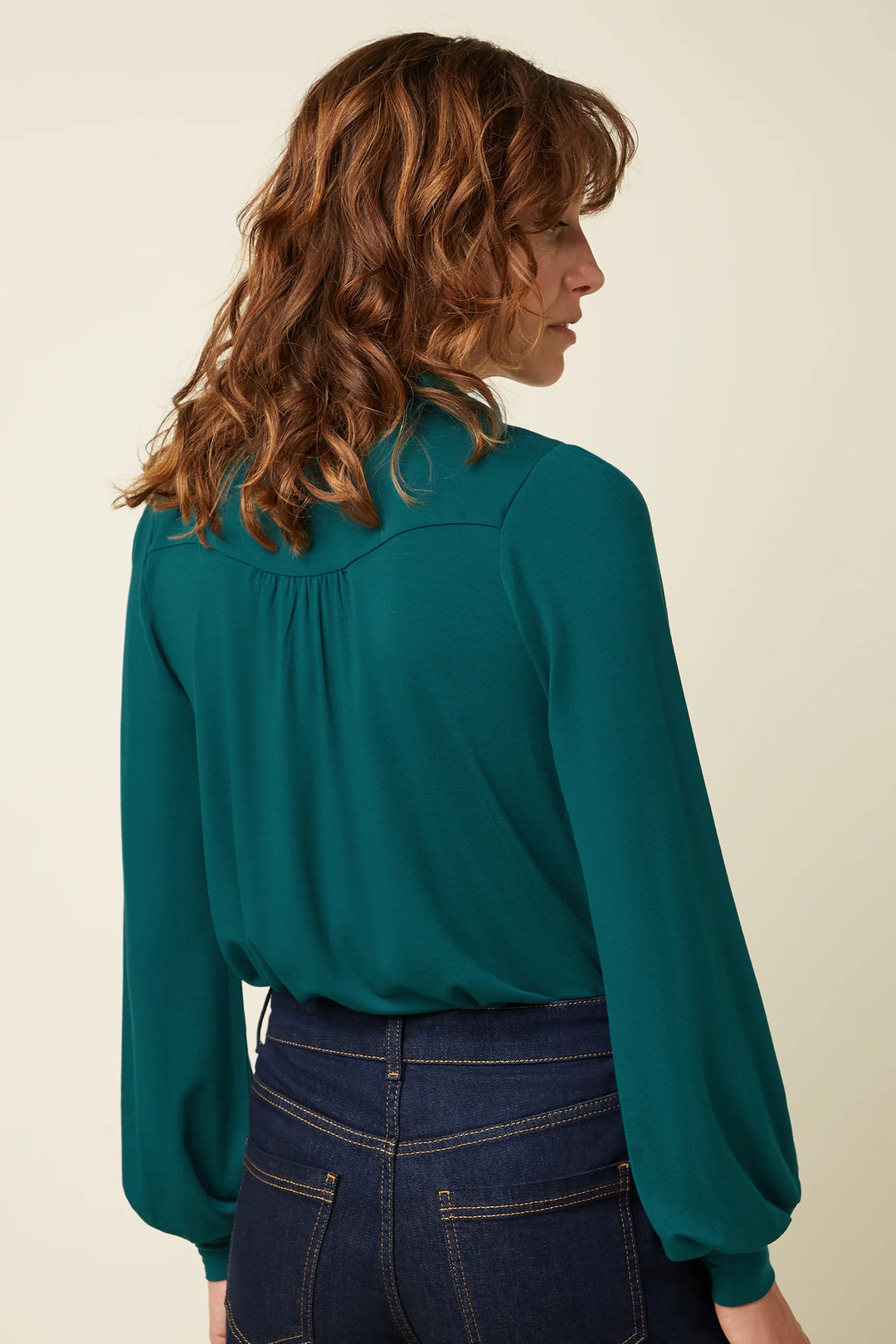 Carina Tulum Bluse Spruced Green