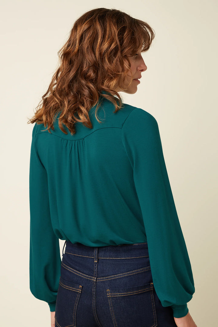 Carina Tulum Bluse Spruced Green