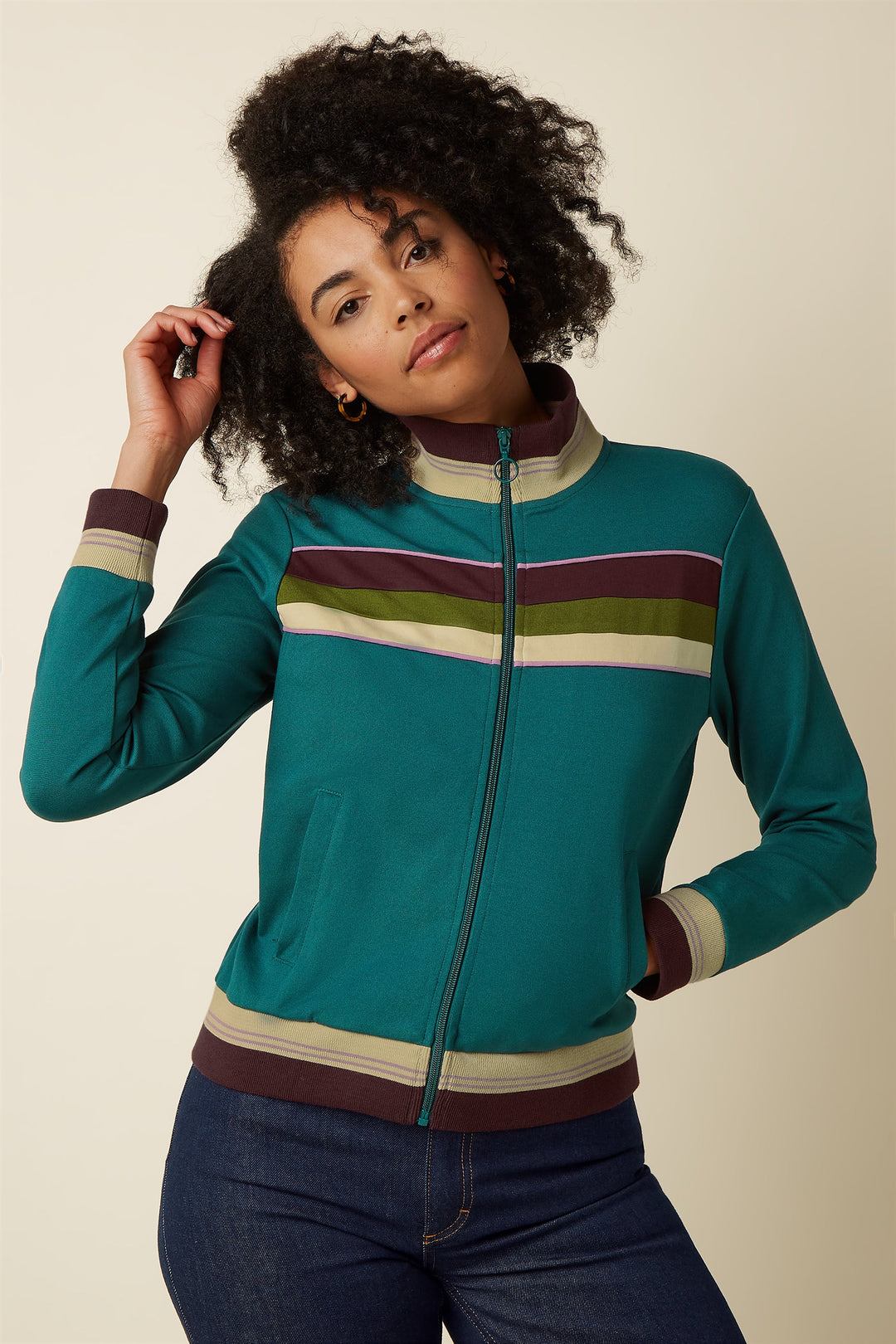 Daytona Colorblock Sweat Jakke