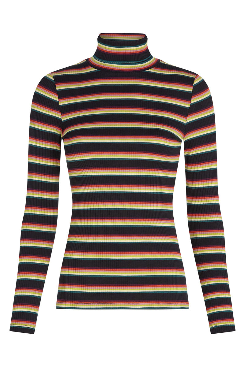 Rollneck Top Lottie Stripe