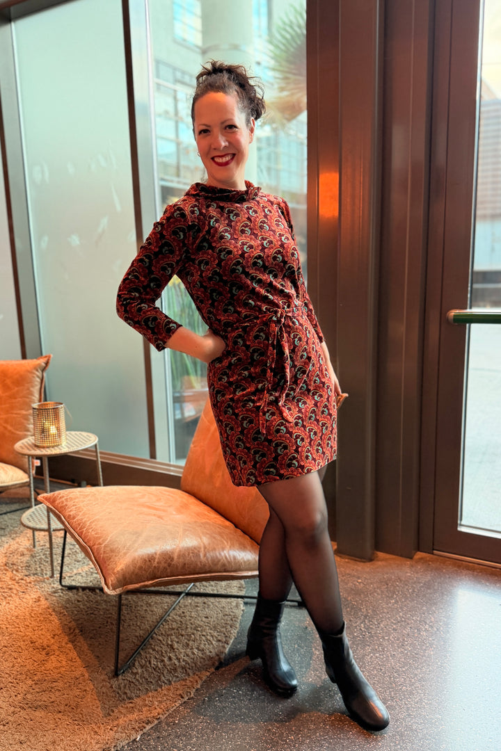 King Louie Dita Winkle Kjole - Retropiken