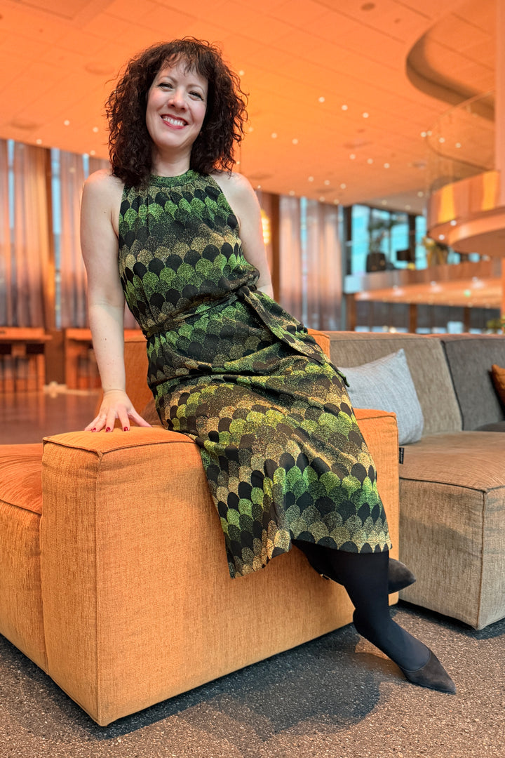 Virna Diva Jacquard Kjole