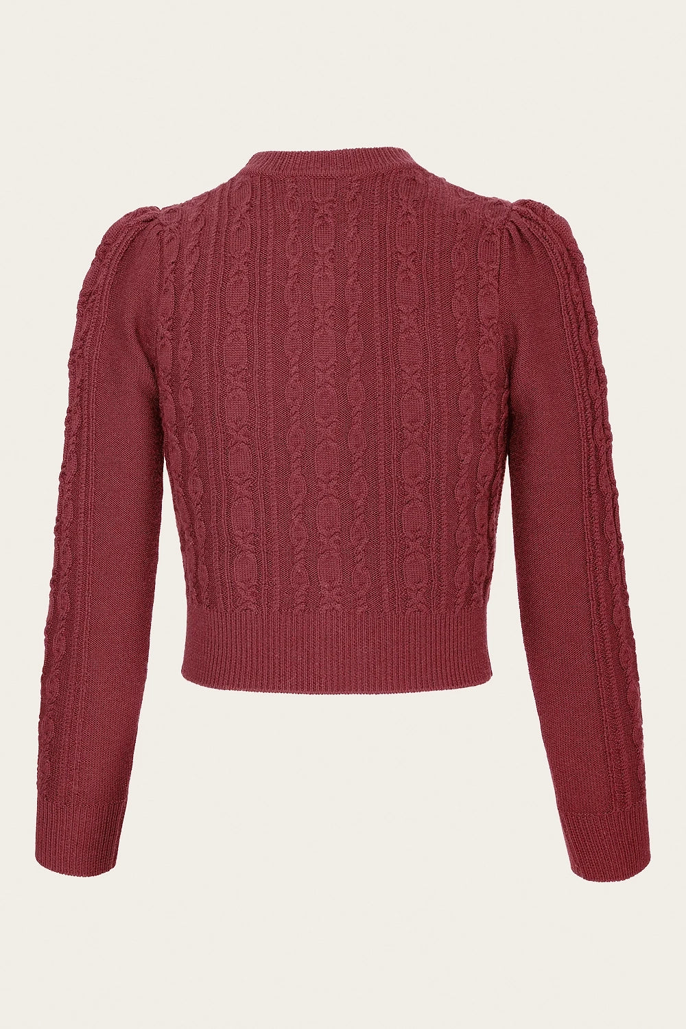 The Ice Skater Cardigan Rust