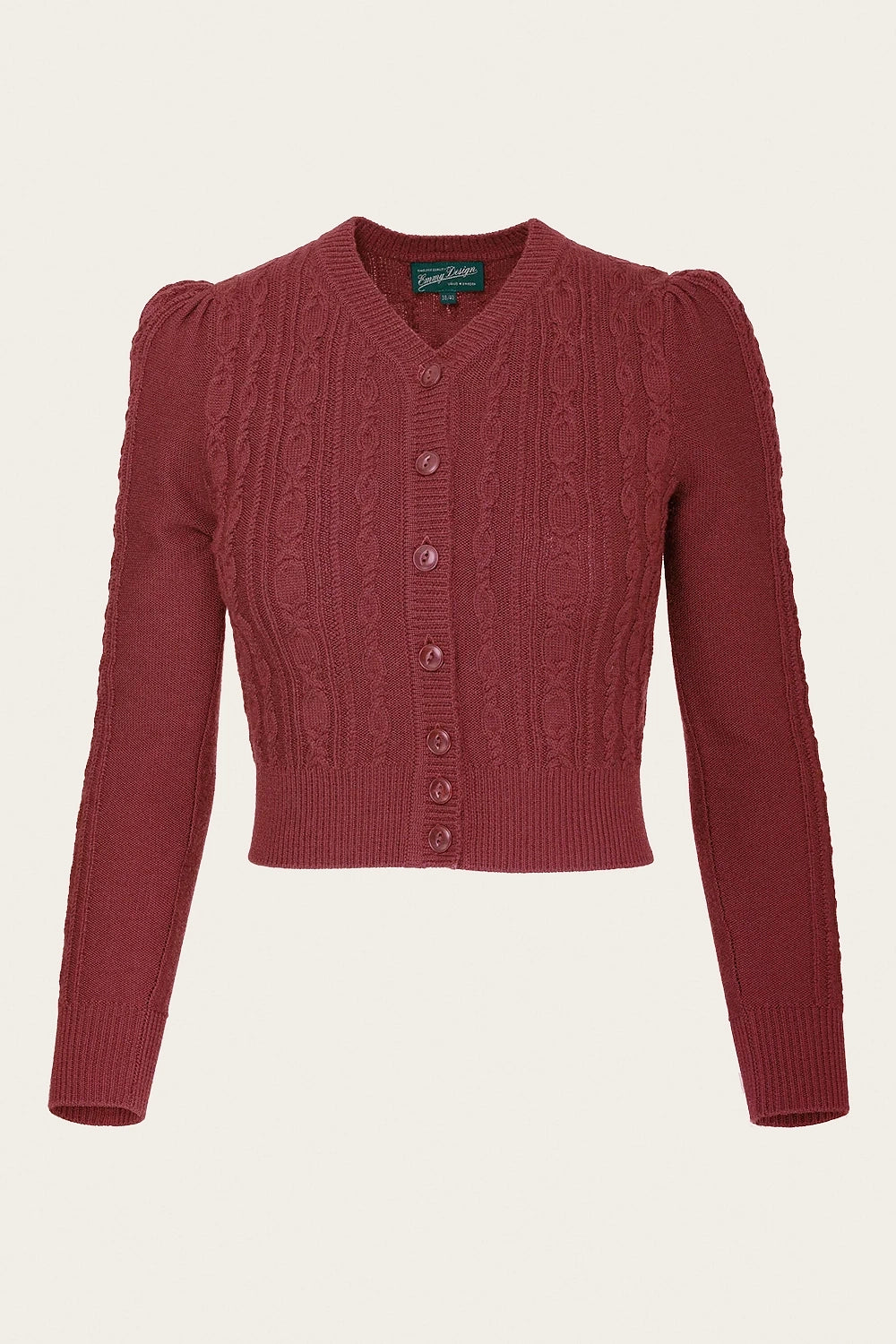 The Ice Skater Cardigan Rust