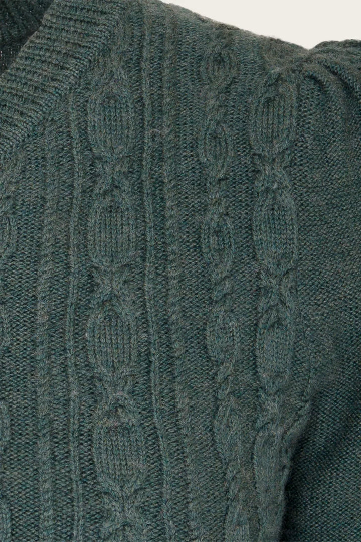 The Ice Skater Cardigan Sea Green