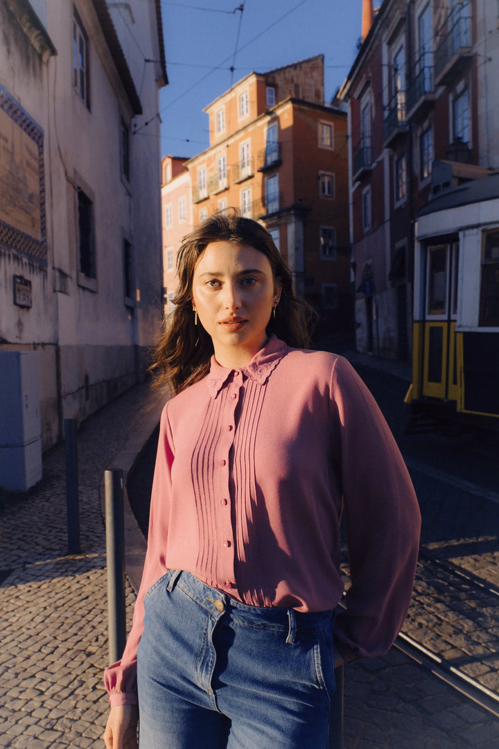 Alicia Etha Bluse Gammelrosa